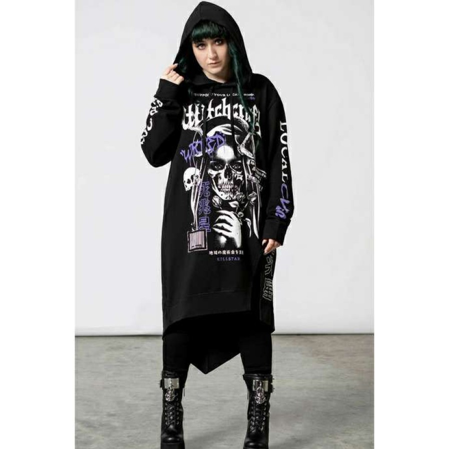 Hoodies * | Unisex Sweatshirt Killstar Local Coven Black