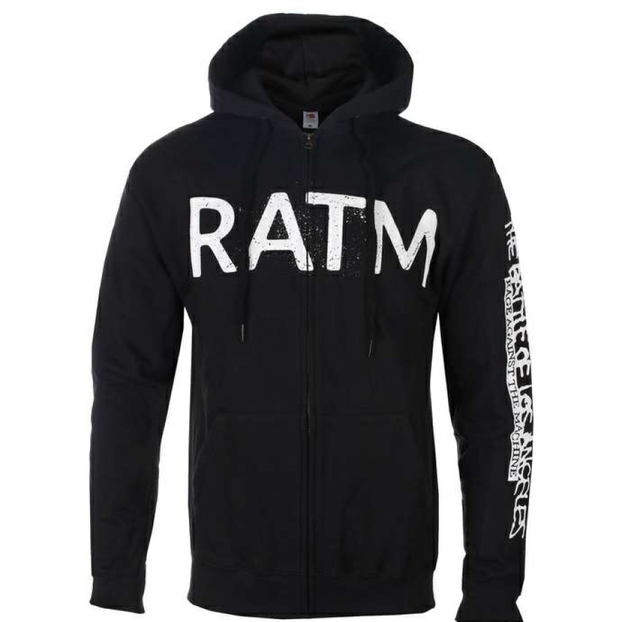 Zippered Hoodies * | Hoodie Men'S Rage Against The Machine Battle 99 Nnm