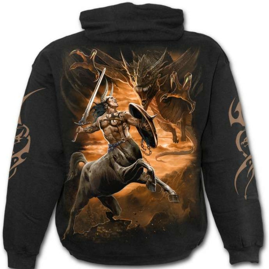 Hoodies * | Hoodie Men'S Centaur Slayer Spiral