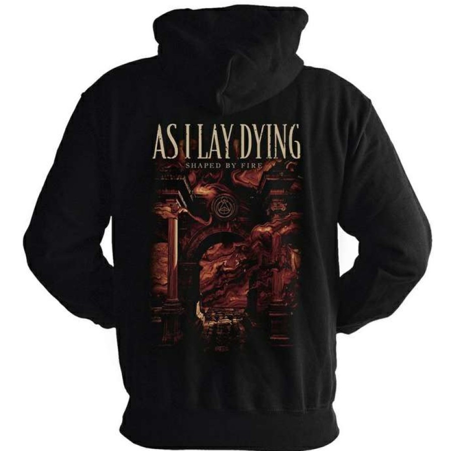 Zippered Hoodies * | Hoodie Men'S As I Lay Dying Shaped By Fire Nuclear Blast