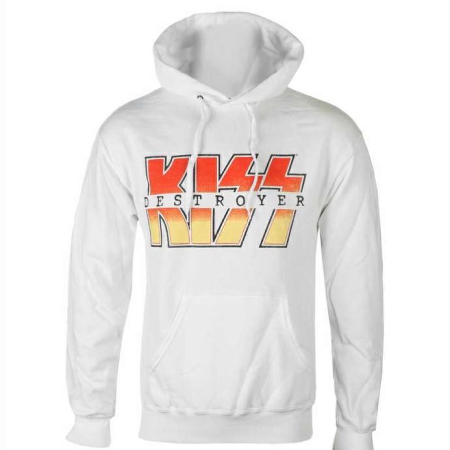 Hoodies * | Men'S Sweatshirt Kiss Destroyer Flames