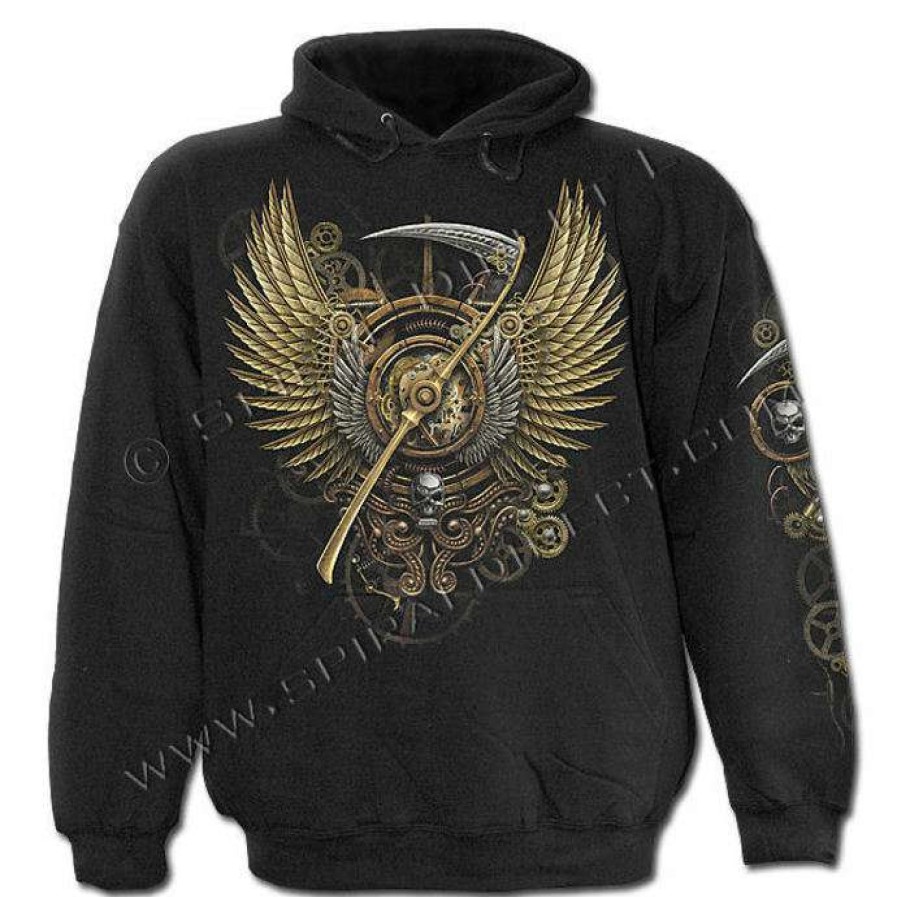 Hoodies * | Men'S Sweatshirt Spiral Steam Punk Reaper