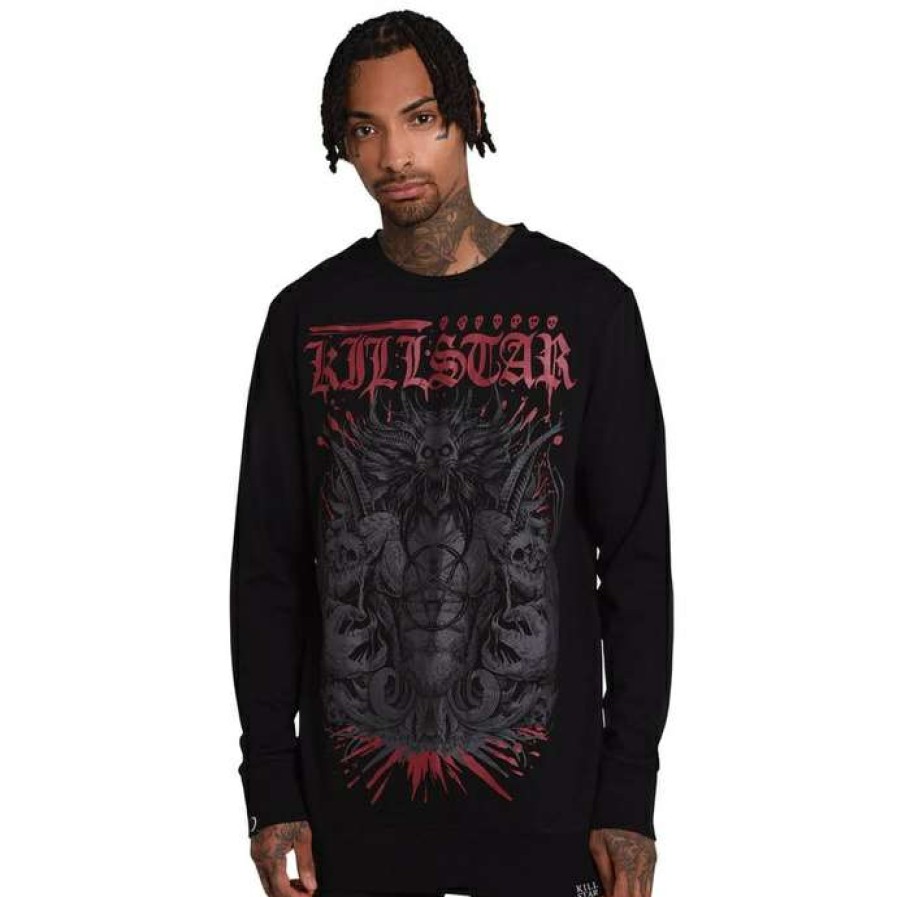 Hoodies * | Hoodie Men'S 9Th Gate Killstar