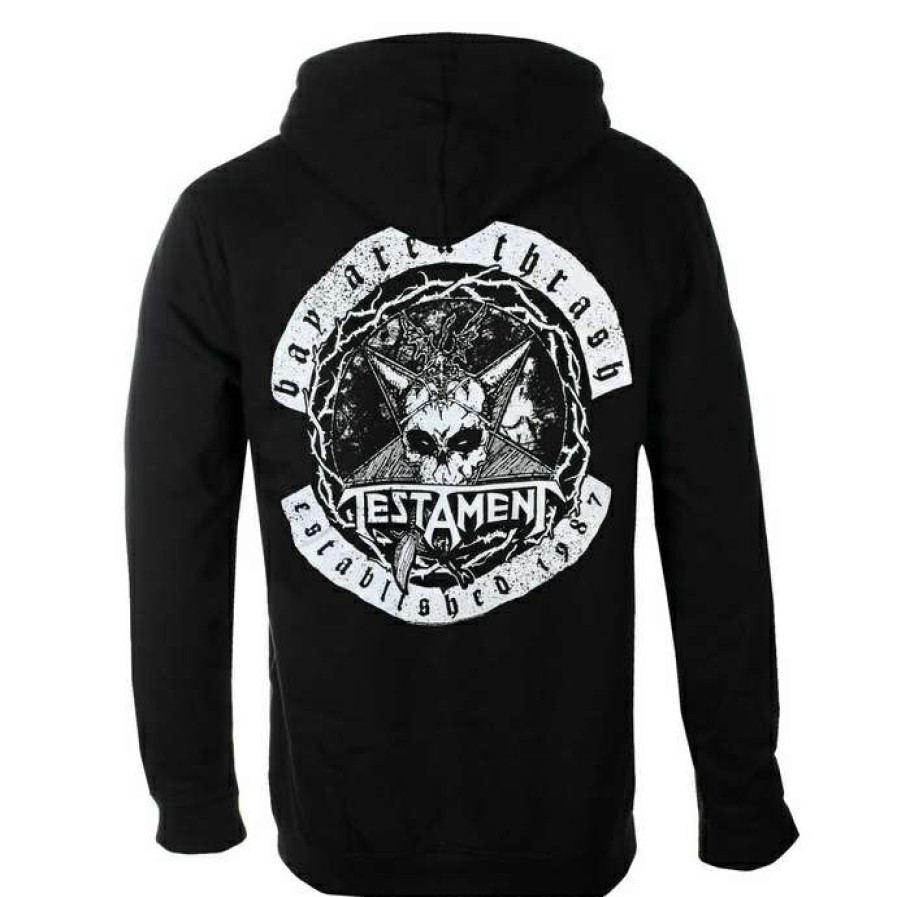 Hoodies * | Men'S Sweatshirt Testament Bay Area Thrash Plastic Head