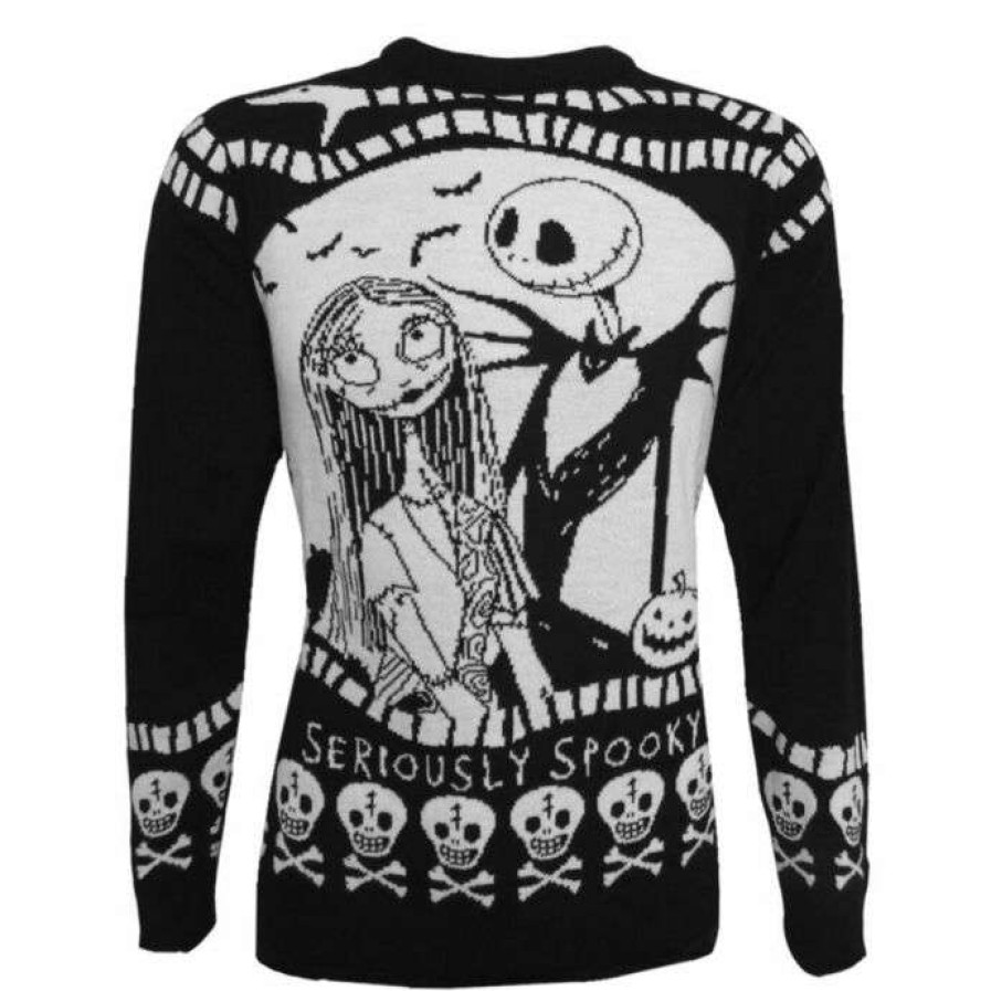 Sweaters * | Unisex Sweater Nightmare Before Christmas Christmas Jumper Seriously Spooky