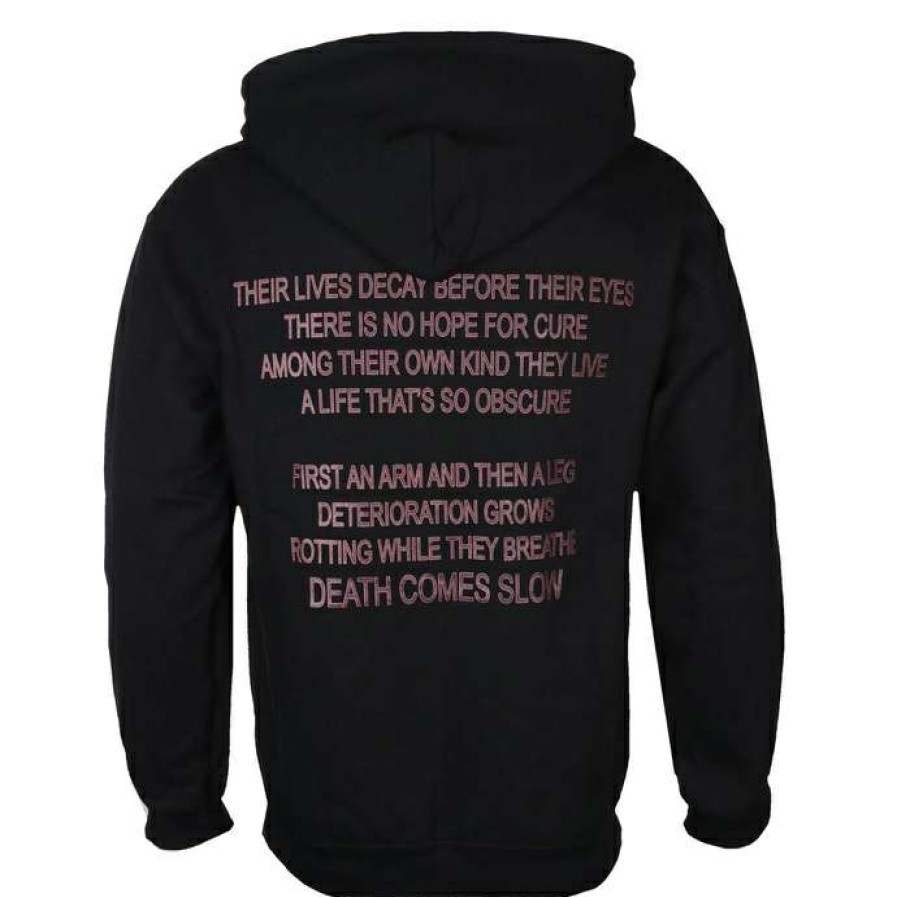 Zippered Hoodies * | Men'S Sweatshirt Death Leprosy Razamataz