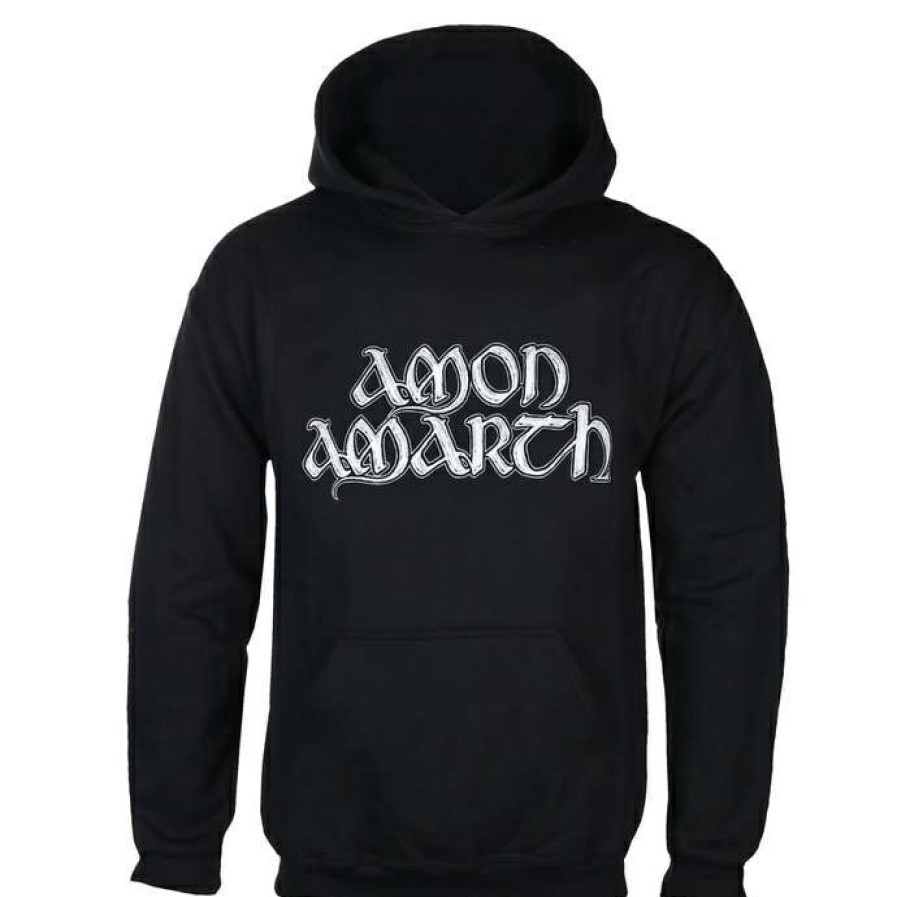 Hoodies * | Hoodie Men'S Amon Amarth Grey Skull Plastic Head