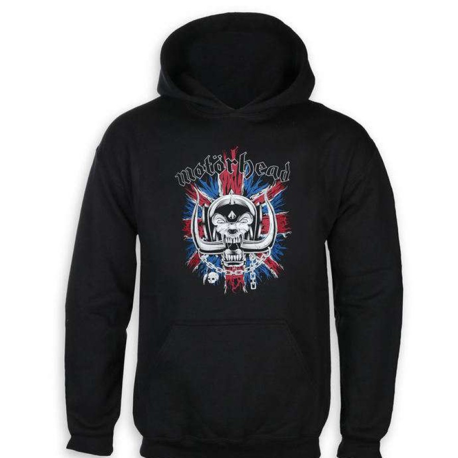 Hoodies * | Hoodie Men'S Motorhead British Warpig Rock Off