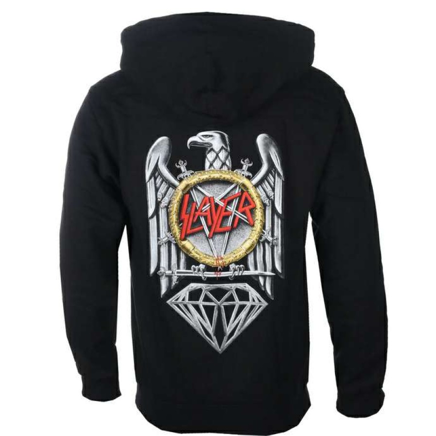 Hoodies * | Hoodie Men Slayer Diamond Brilliant Abyss Black