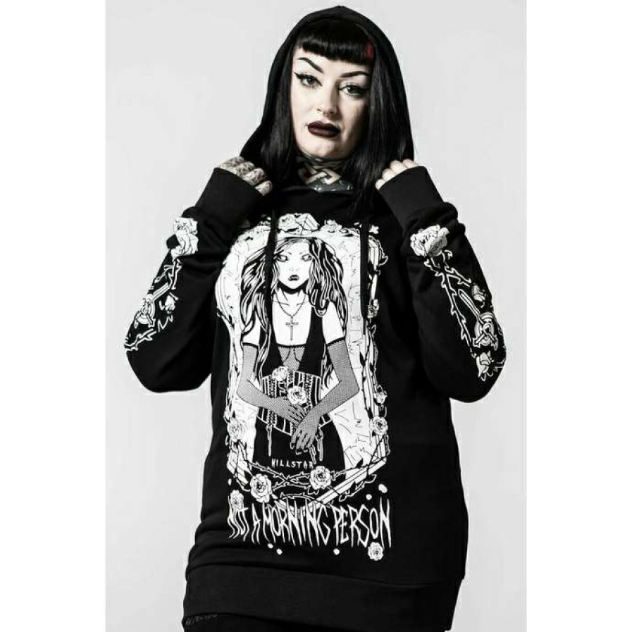 Hoodies * | Unisex Hoodie Killstar Morning Black