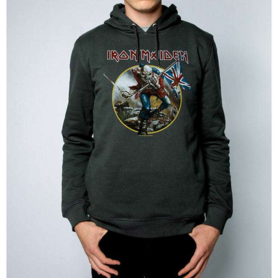 Hoodies * | Hoodie Men'S Iron Maiden Amplified Amplified