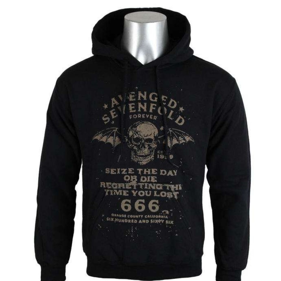 Hoodies * | Hoodie Men Avenged Sevenfold Seize The Day Rock Off