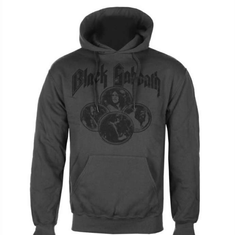 Hoodies * | Men'S Sweatshirt Black Sabbath Multi Portrait Light Graphite