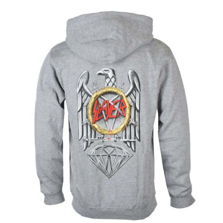 Hoodies * | Hoodie Men Slayer Diamond Brilliant Abyss Grey