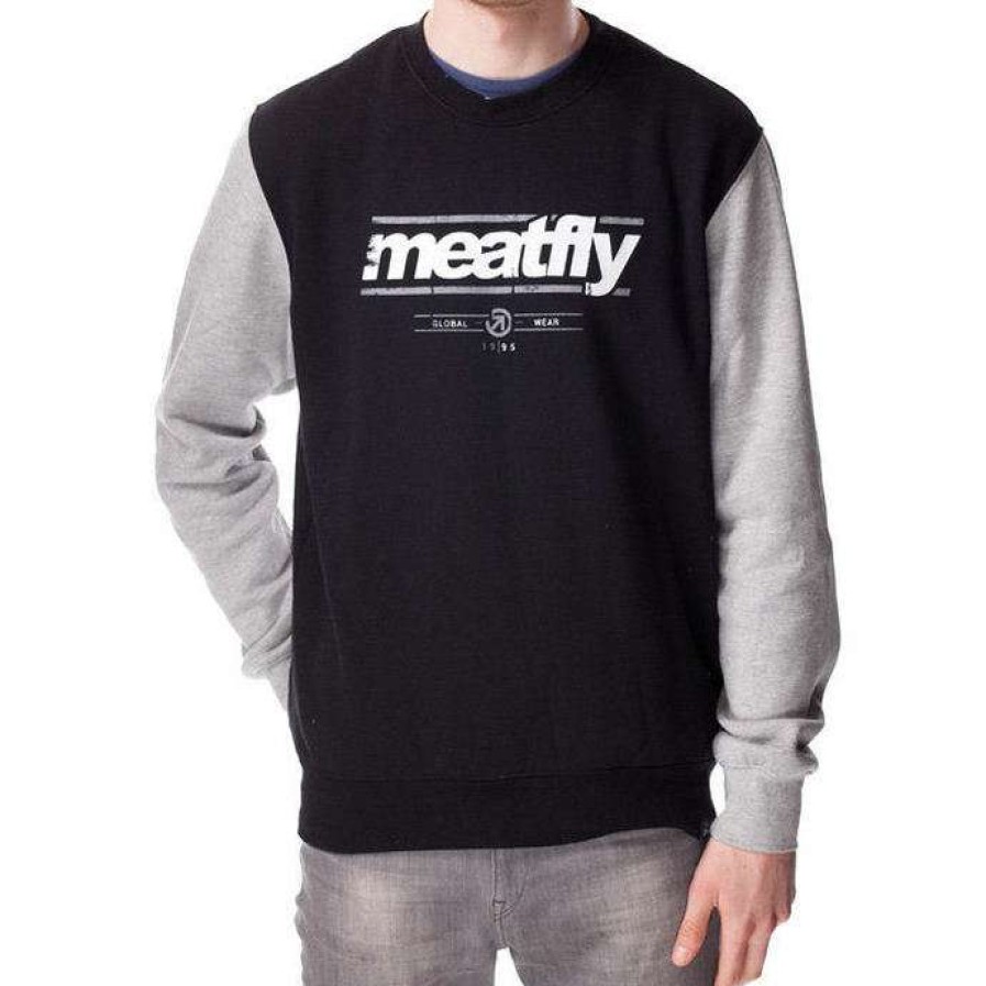 Sweatshirts * | Men'S Sweatshirt Meatfly Corporate Puller A