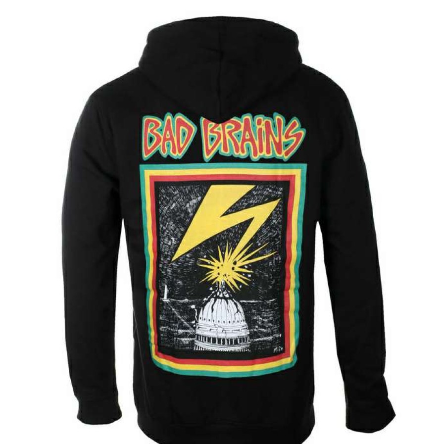 Zippered Hoodies * | Men'S Sweatshirt Bad Brains Plastic Head