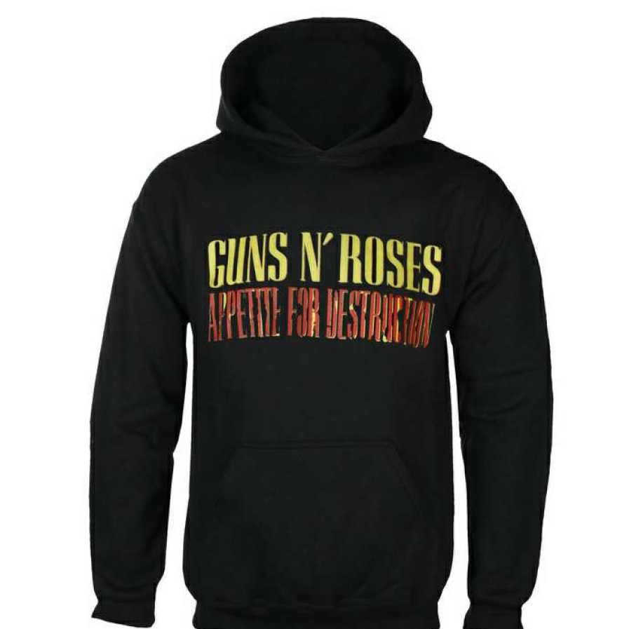 Hoodies * | Men'S Sweatshirt Guns N' Roses Appetite Attack Black