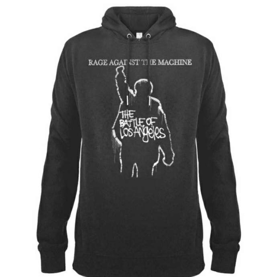 Hoodies * | Men'S Sweatshirt Rage Against The Machine The Battle Of La Amplified