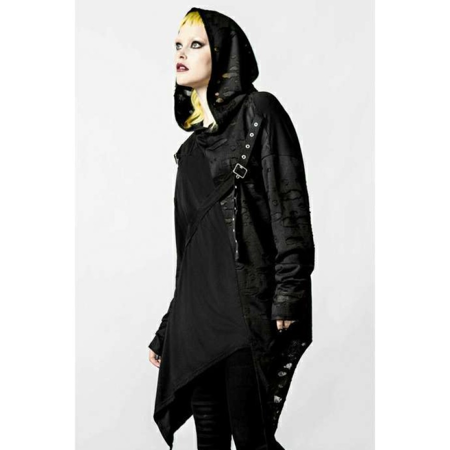 Hoodies * | Unisex Sweatshirt Killstar Doomsayer Black