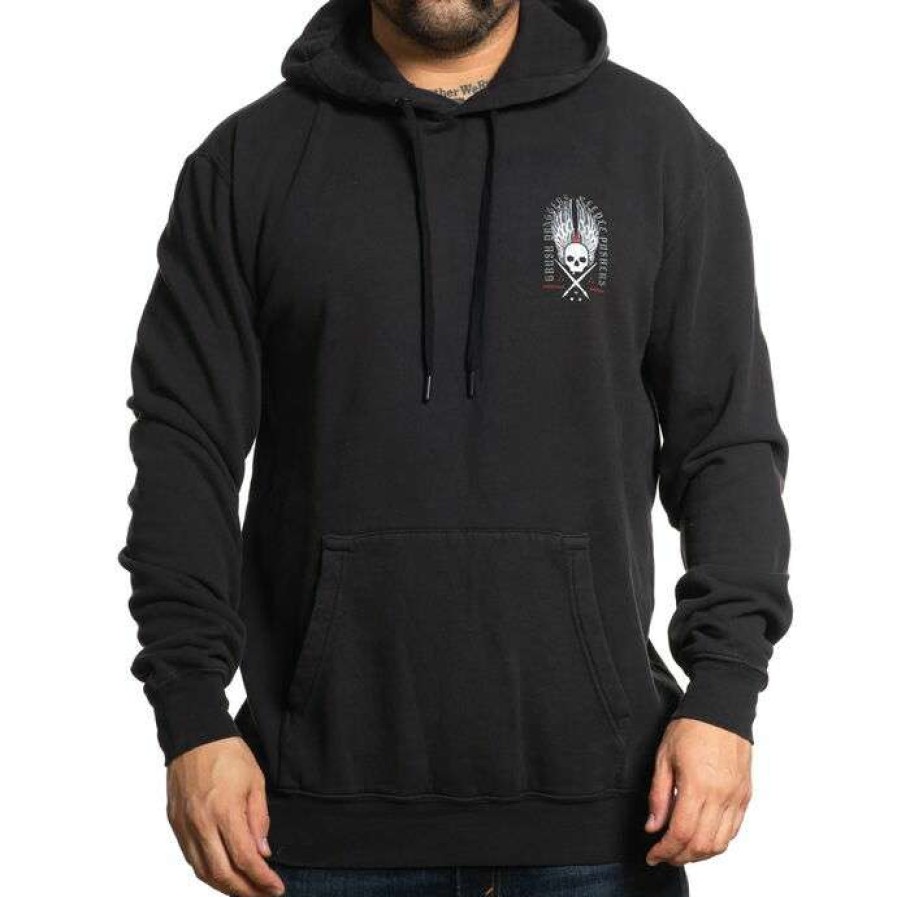 Hoodies * | Men'S Hoodie Sullen Heritage Vintage Black