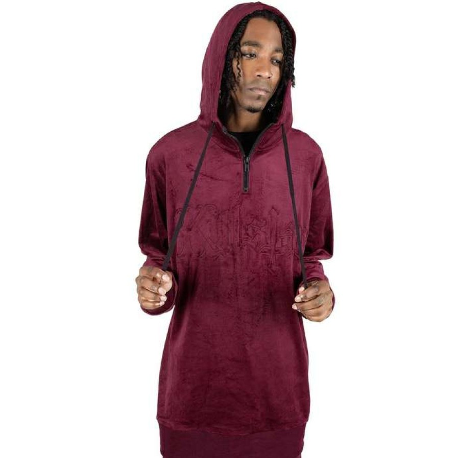 Hoodies * | Unisex Hoodie Killstar Fester Burgundy