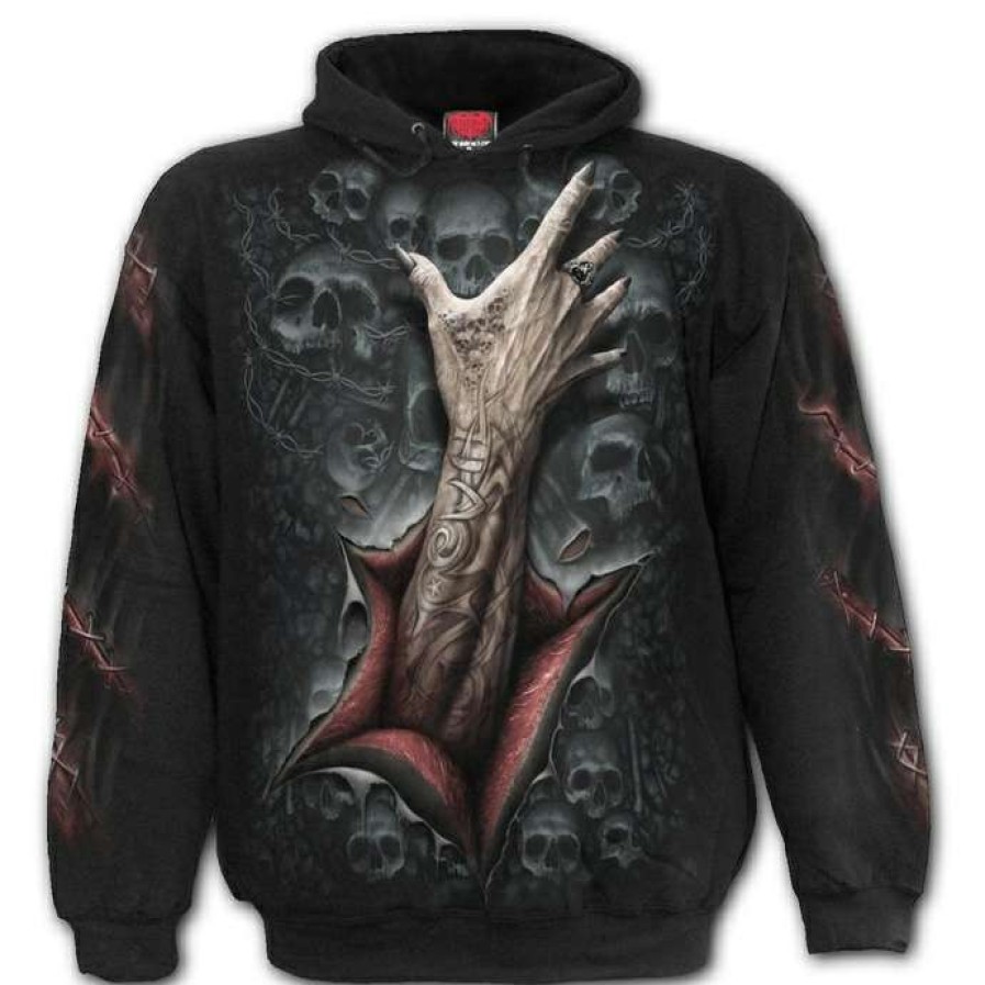 Hoodies * | Hoodie Men'S Strangler Spiral