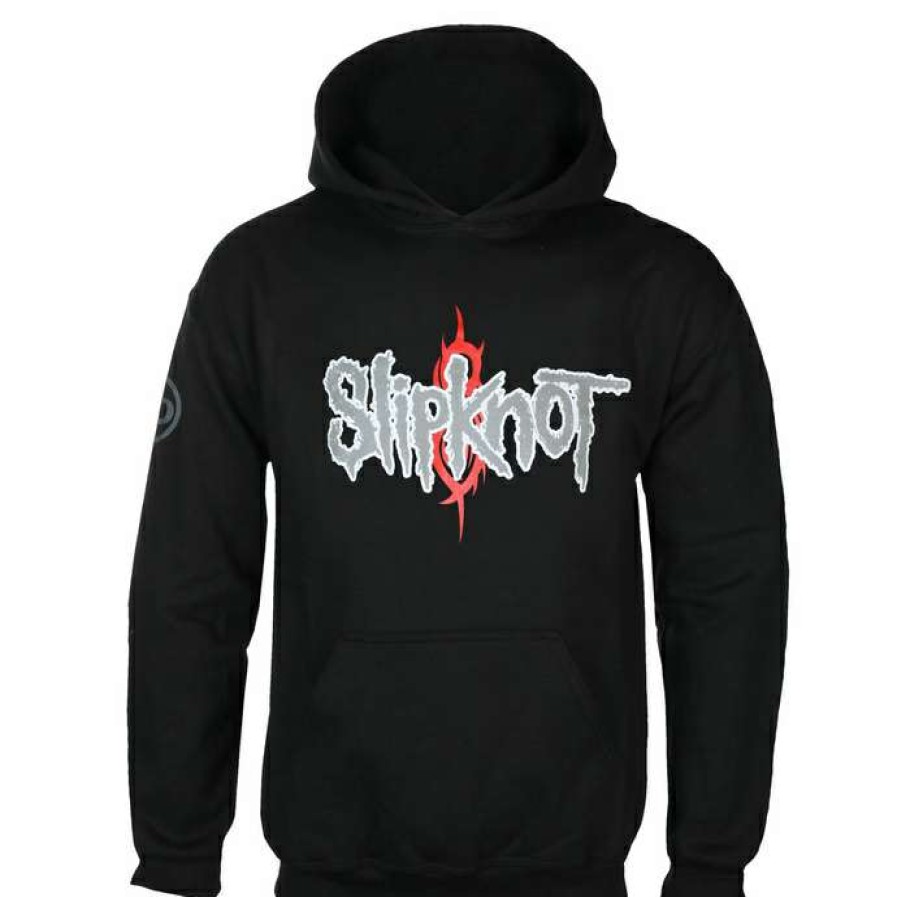 Hoodies * | Men'S Hoodie Slipknot 20Th Anniversary Barcode Black