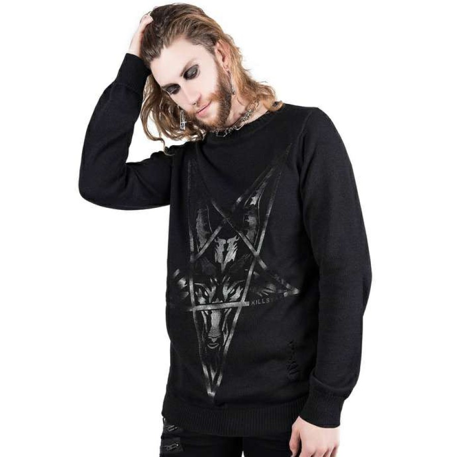 Sweaters * | Men'S Jumper Killstar King Of The Damned