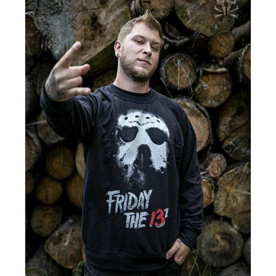 Sweatshirts * | Men'S Sweatshirt Friday The 13Th Black Hybris