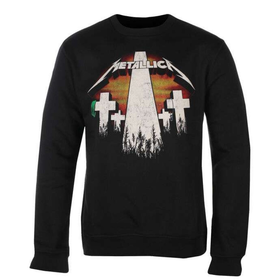 Sweatshirts * | Men'S Sweatshirt Metallica Master Of Puppets Charcoal Amplified