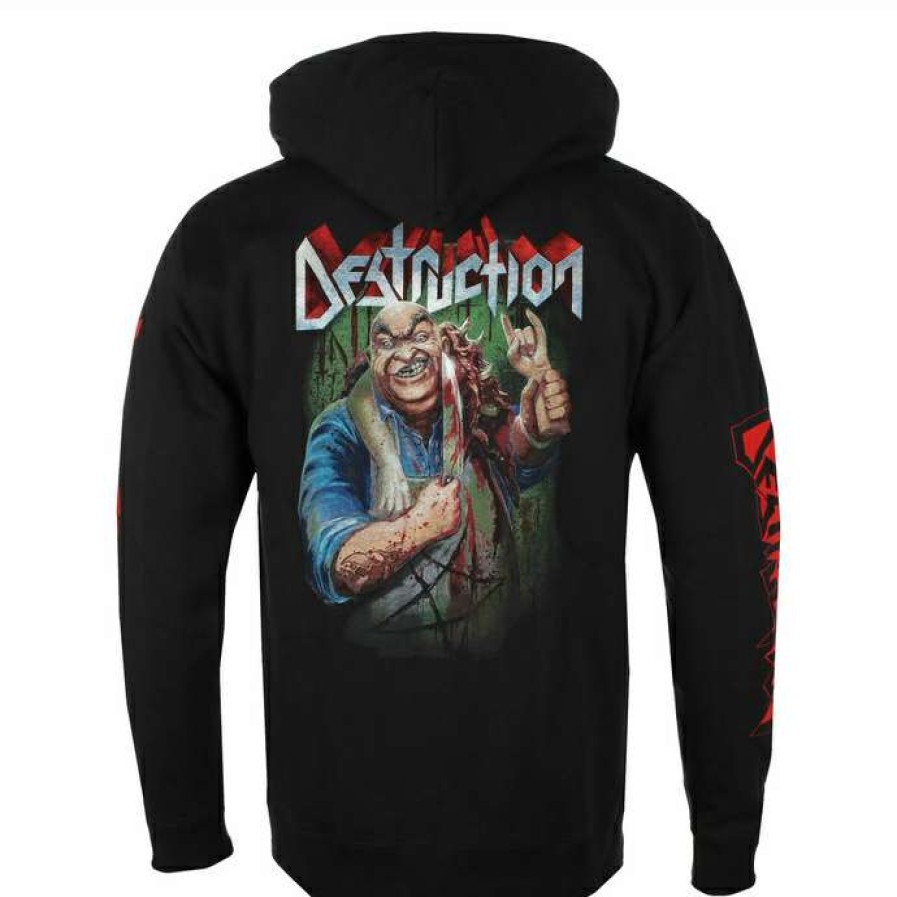 Zippered Hoodies * | Men'S Sweatshirt Destruction Diabolical Napalm Records