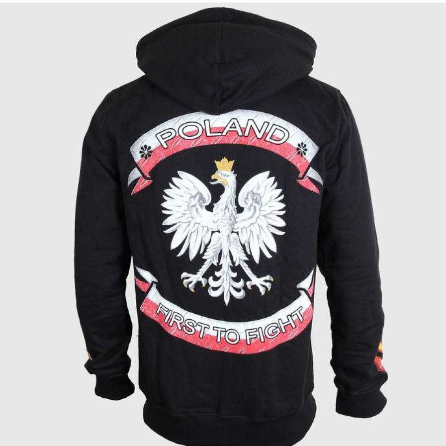 Zippered Hoodies * | Men'S Sweatshirt Sabaton First To Fight Carton