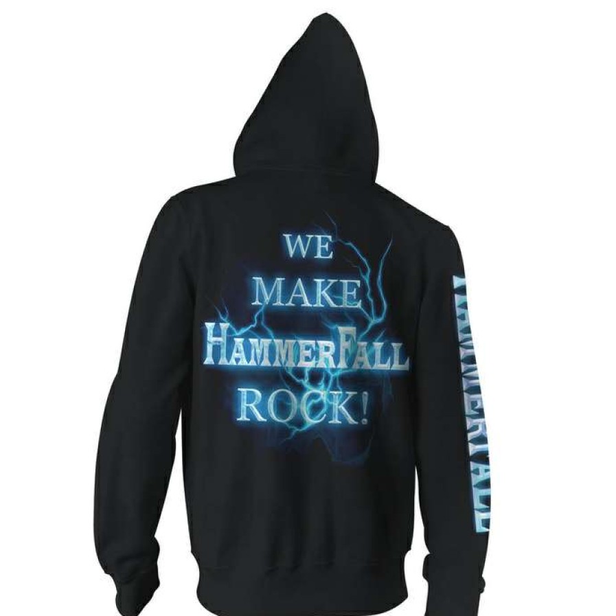 Zippered Hoodies * | Hoodie Men Hammerfall Second To One Art Worx