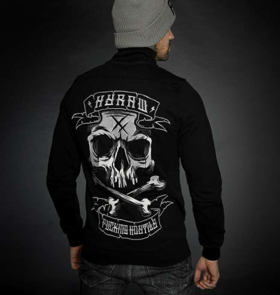 Zippered Sweatshirts * | Men'S Hoodie Hyraw Addict Grey