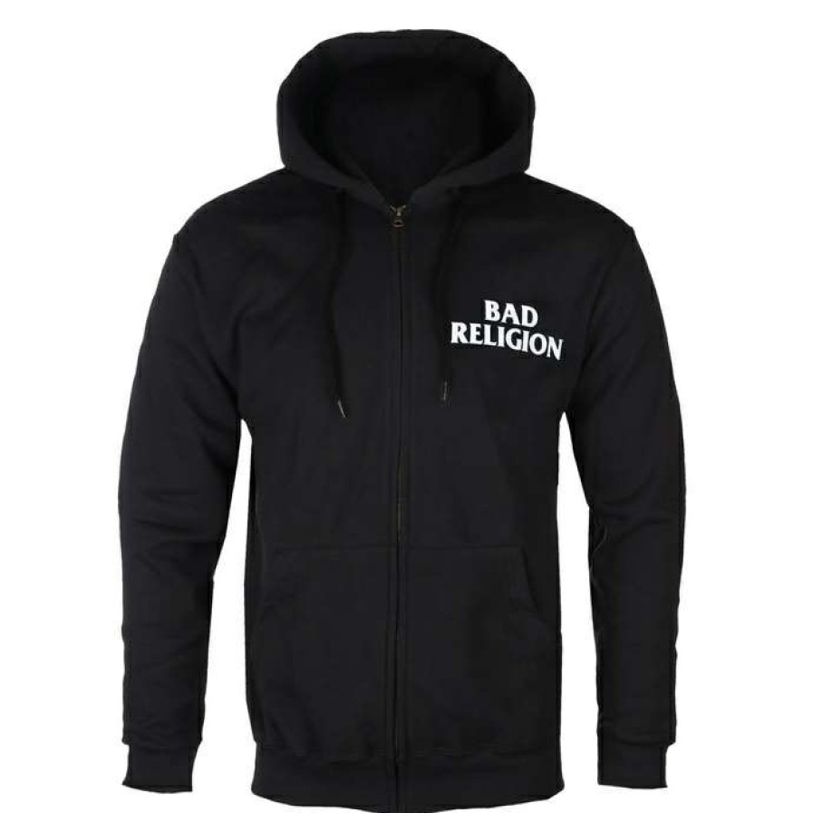 Zippered Hoodies * | Hoodie Men'S Bad Religion Cross Buster Kings Road