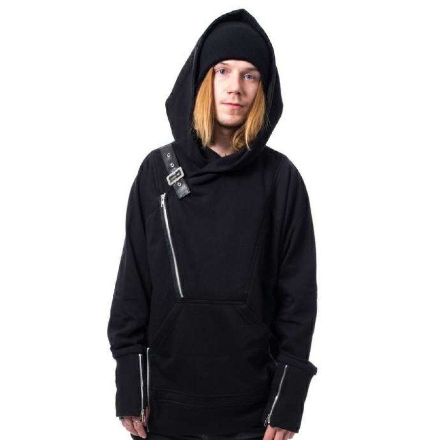 Hoodies * | Hoodie Men'S Adalius Chemical Black