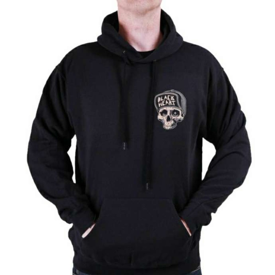 Hoodies * | Men'S Sweatshirt Black Heart Garage Built Basic Black