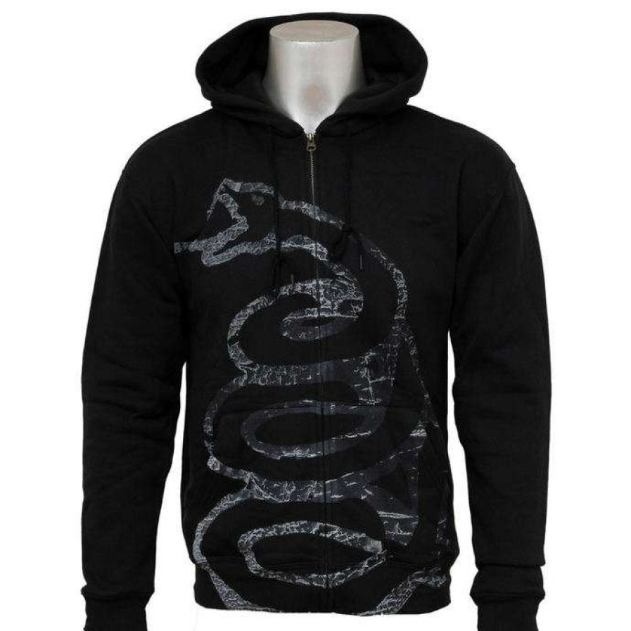 Zippered Hoodies * | Men'S Sweatshirt Metallica Album Burnished Black