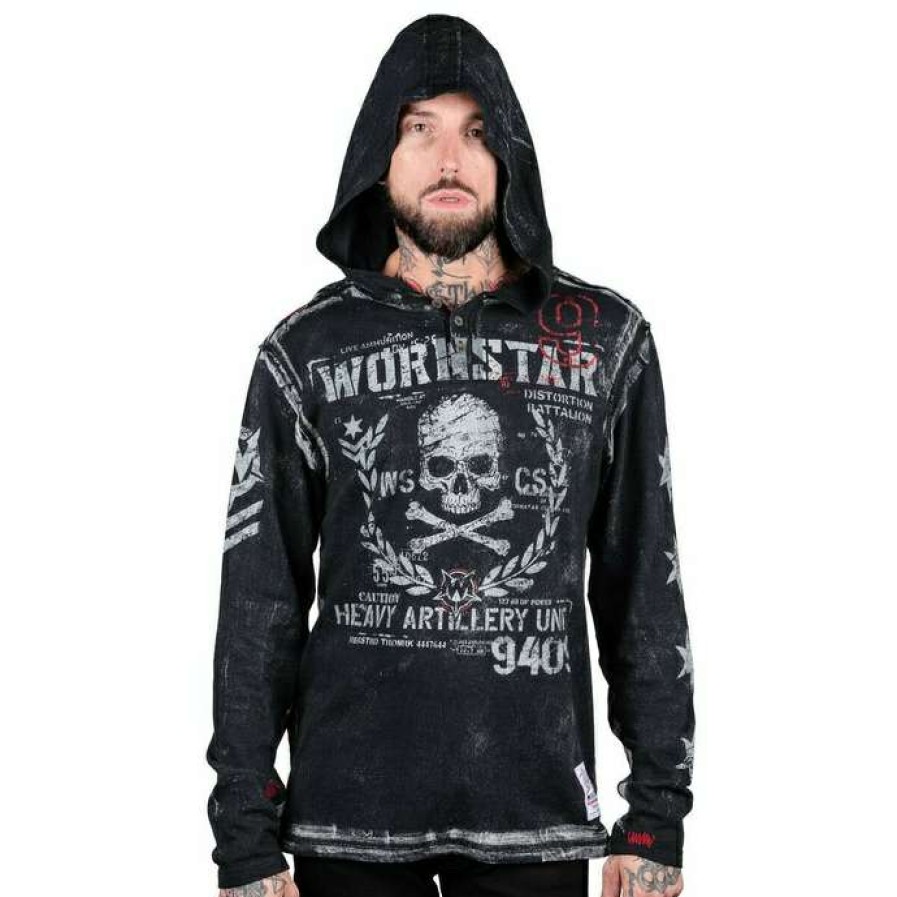 Hoodies * | Men'S Sweatshirt Wornstar Distortion