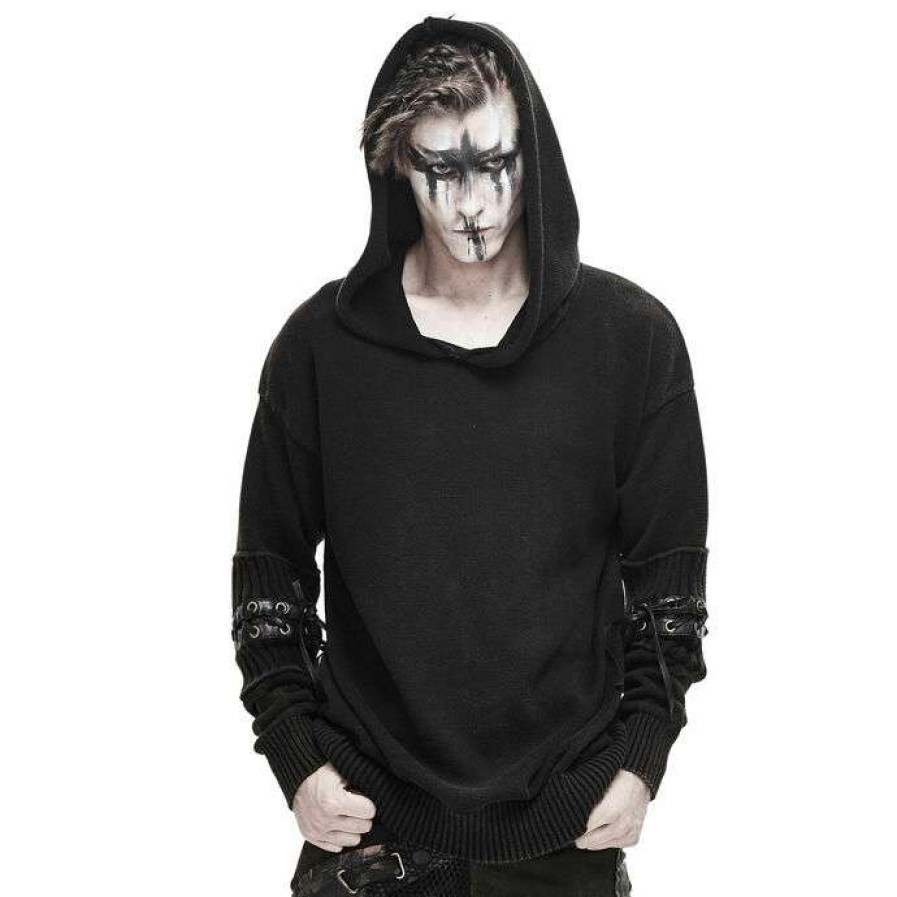 Sweaters * | Men'S Sweater Devil Fashion Jigsaw Feeling Punk