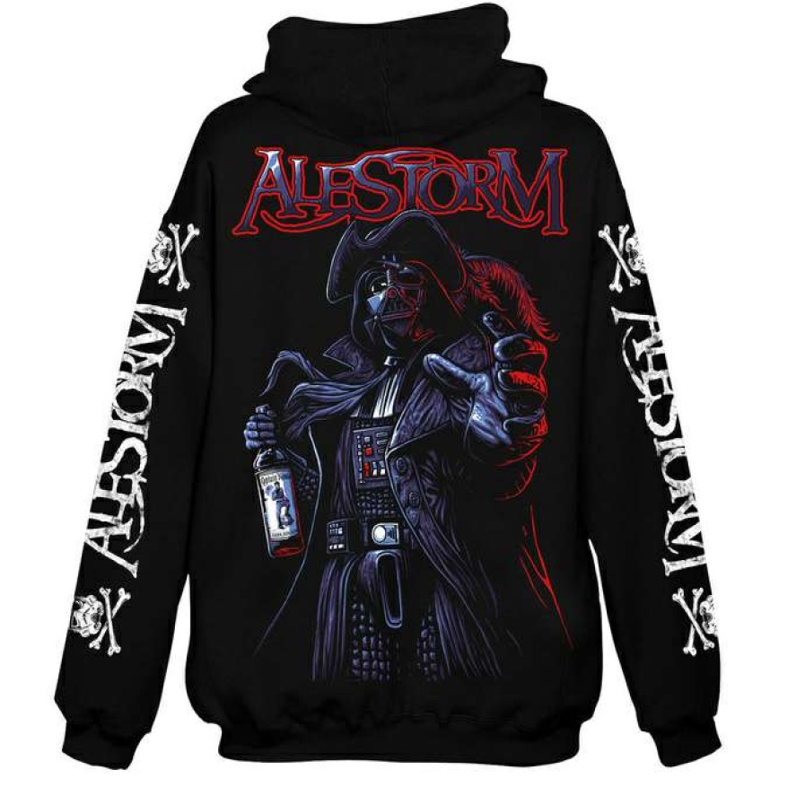 Zippered Hoodies * | Men'S Sweatshirt Alestorm Darth Vader Art Worx