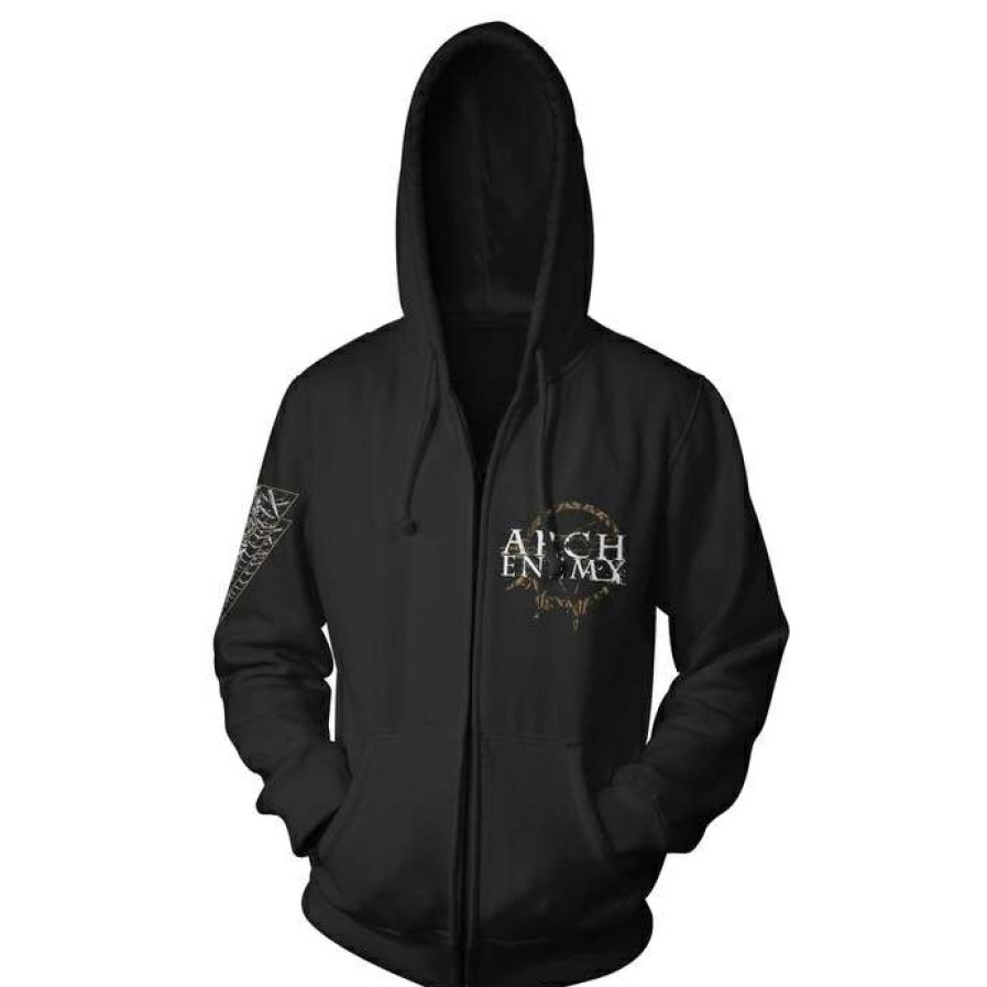 Zippered Hoodies * | Hoodie Men Arch Enemy A Fight I Must Win Art Worx