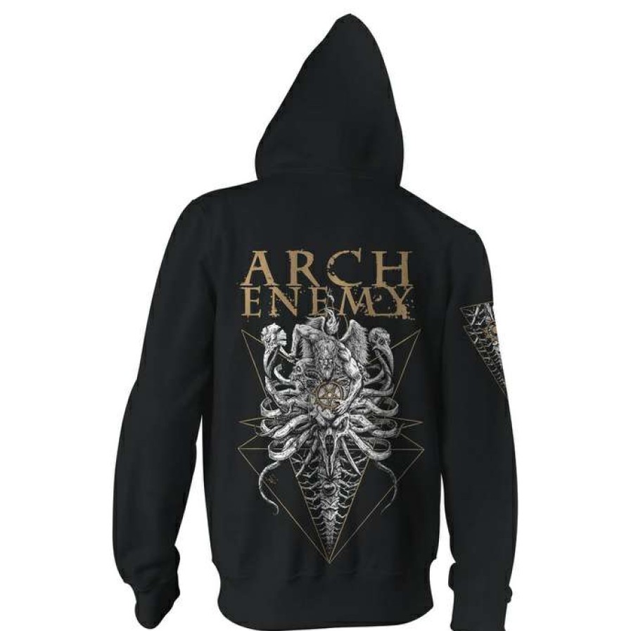 Zippered Hoodies * | Hoodie Men Arch Enemy A Fight I Must Win Art Worx