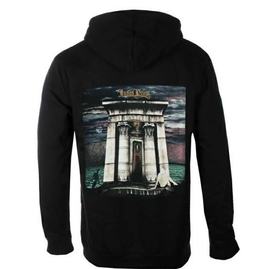 Hoodies * | Men'S Sweatshirt Judas Priest Sin After Sin Logo & Album Cover Black Rock Off