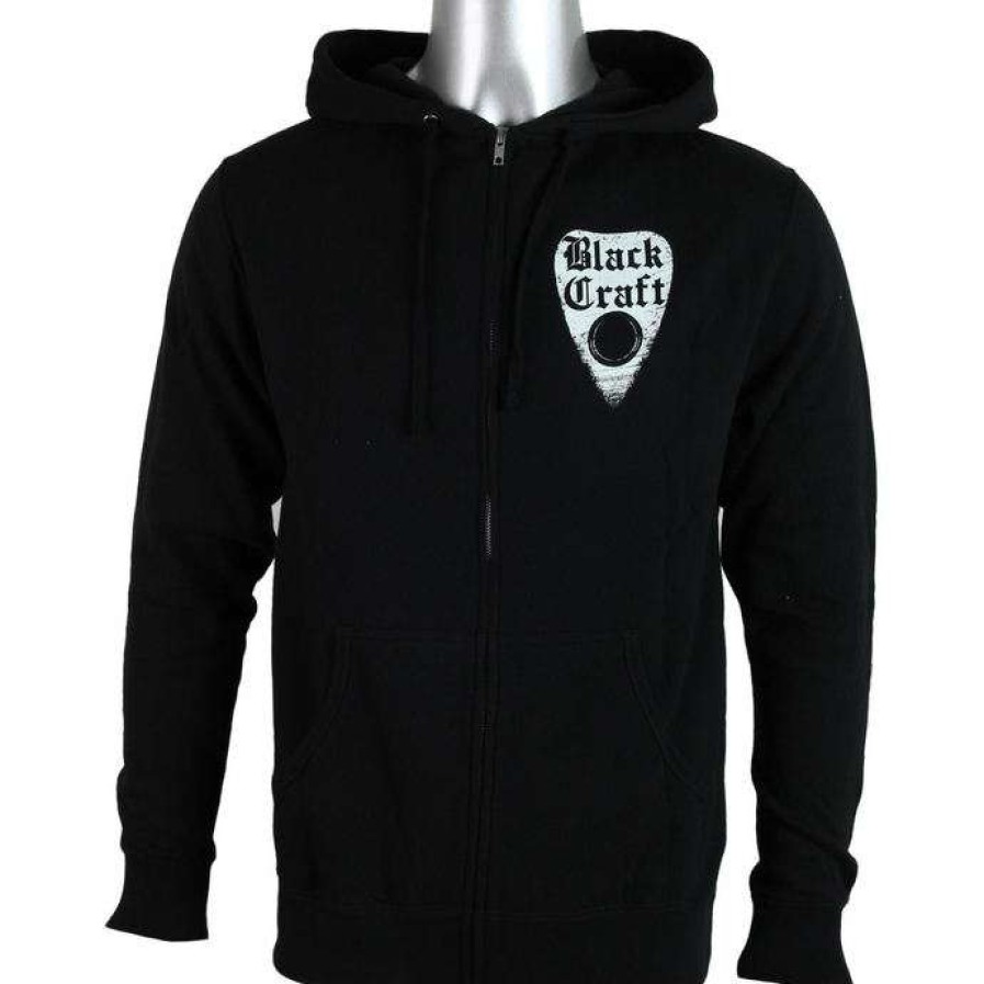 Zippered Hoodies * | Hoodie Men'S Ouija Black Craft