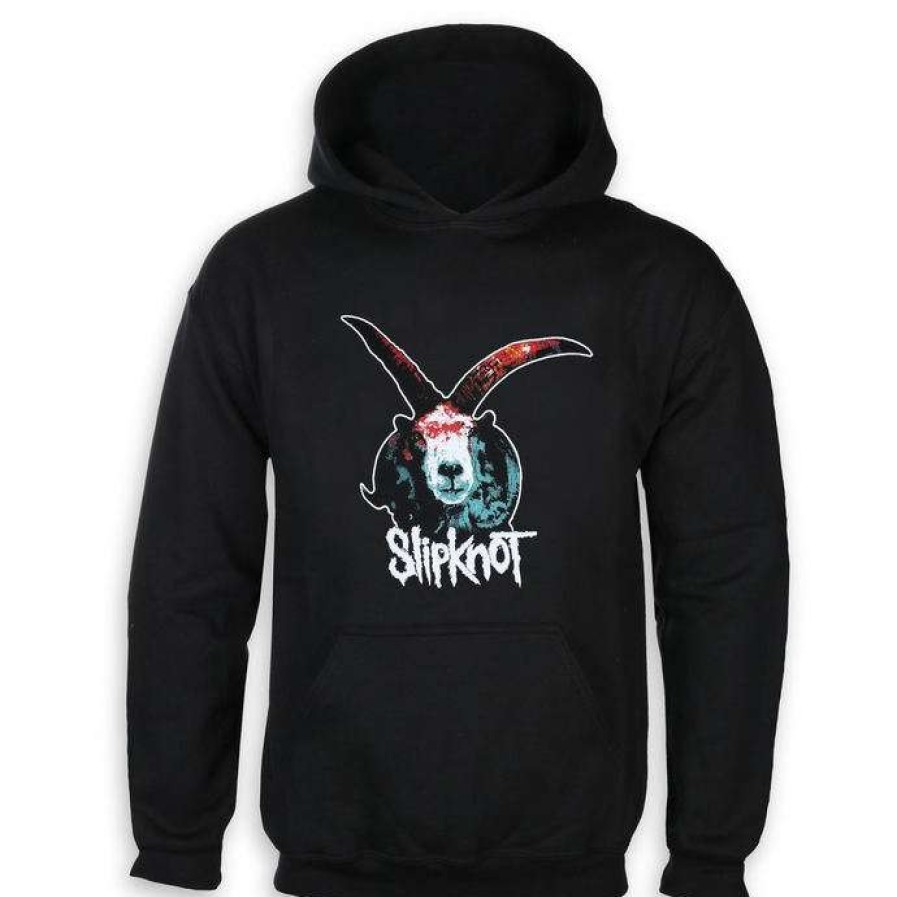 Hoodies * | Hoodie Men'S Slipknot Graphic Goat Rock Off