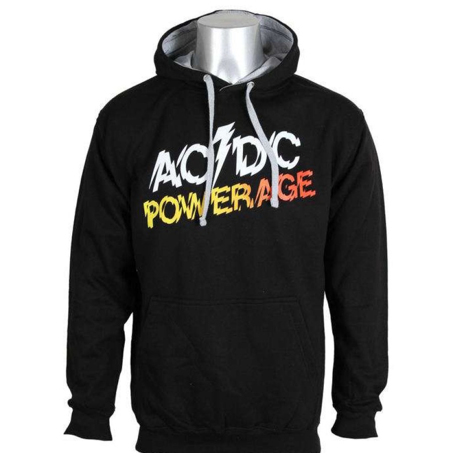 Hoodies * | Hoodie Men'S Ac-Dc Powerage Plastic Head