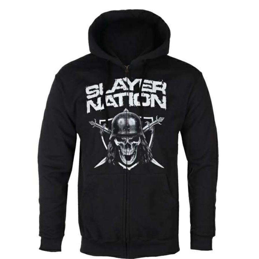 Zippered Hoodies * | Men'S Sweatshirt Slayer Slayer Slayer Nation Rock Off