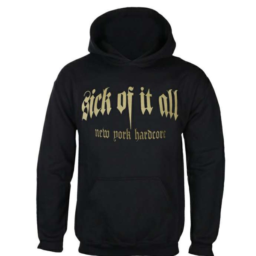 Hoodies * | Hoodie Men'S Sick Of It All Panther Plastic Head