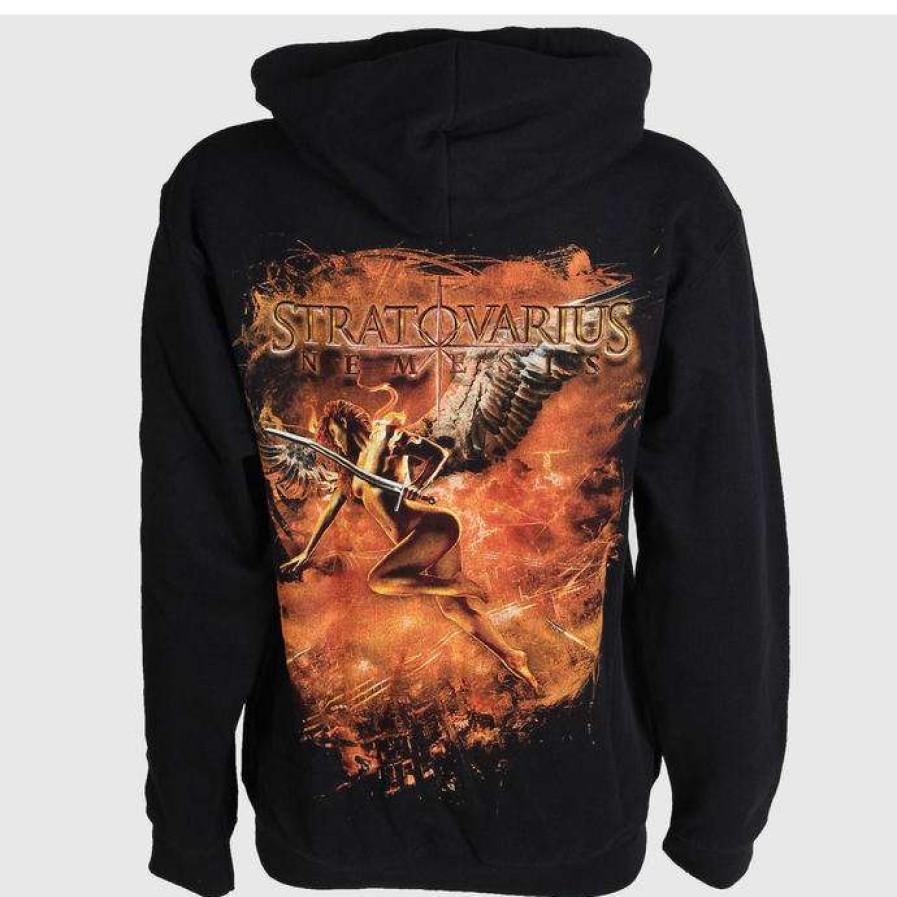 Zippered Hoodies * | Hoodie Men Stratovarius Nemesis 2013 Black Art Worx